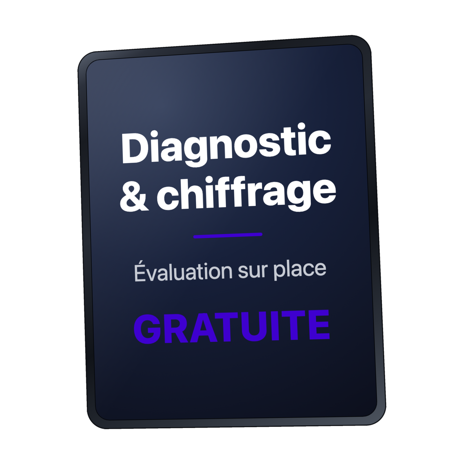 Visite &amp; devis détaillé