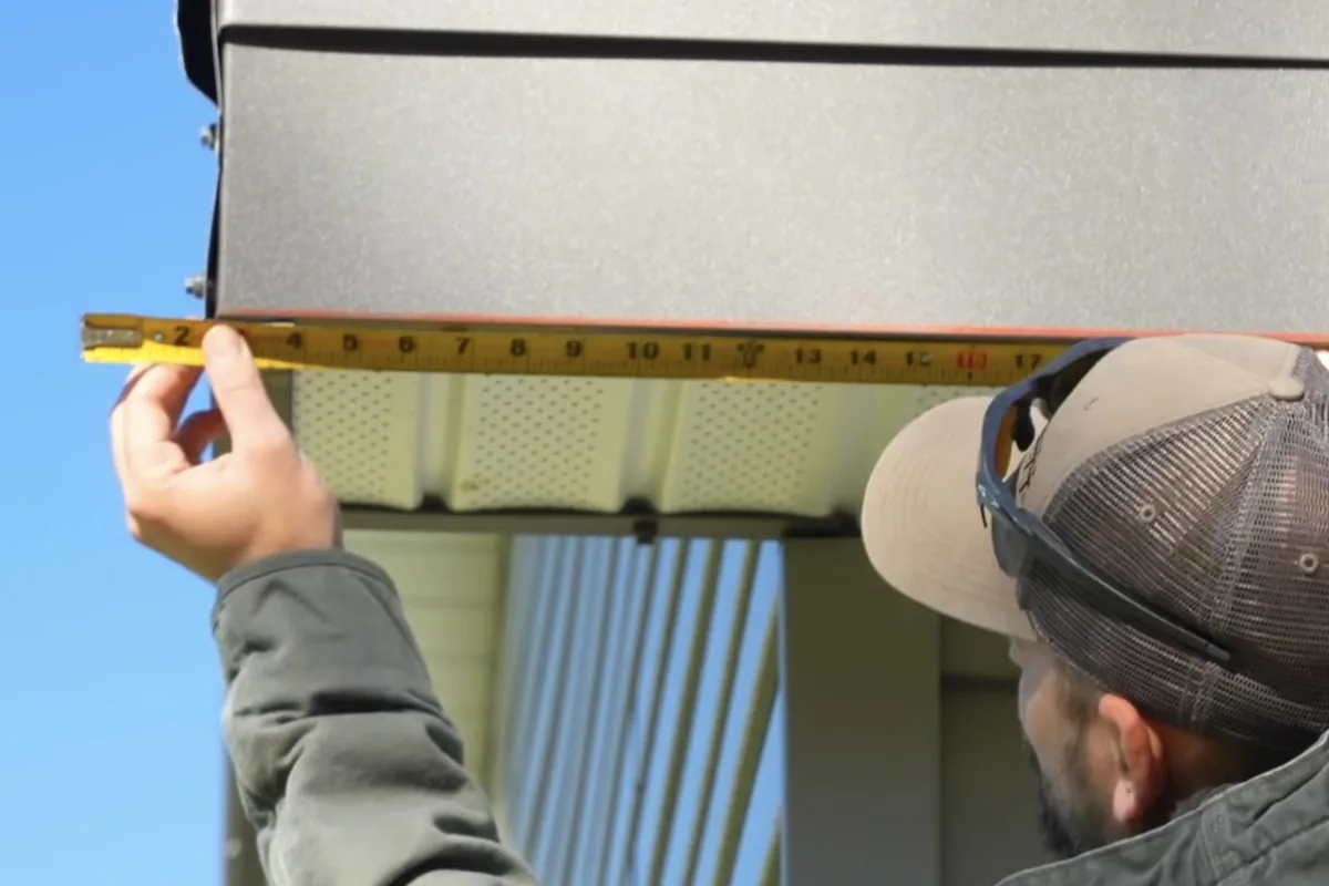 Installation de gouttières